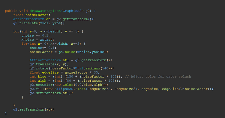 code about the temperature sensor